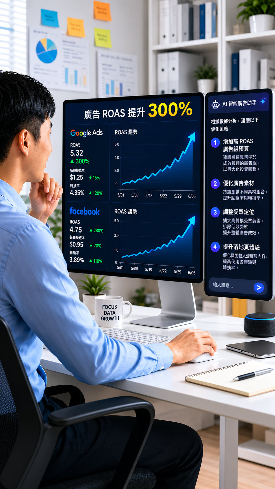 AI廣告成效分析儀表板